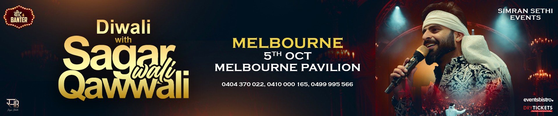 Diwali with Sagar Wali Qawwali Live In Melbourne 2025