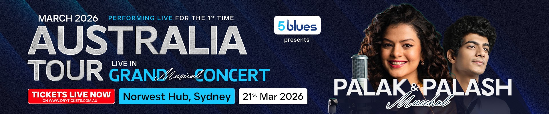 Palak Muchhal & Palash Muchhal Live In Grand Musical Concert In Sydney 2026