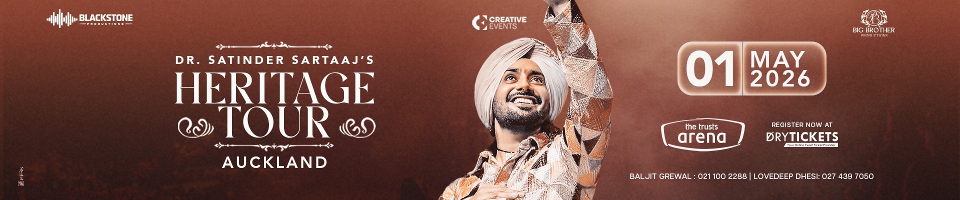 Dr. Satinder Sartaaj - Live in Concert - Auckland (NZ) 2026