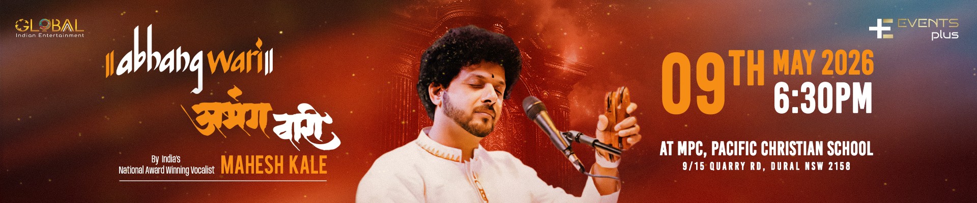 Mahesh Kale's Abhangwari - A Soulful Sound of Bhakti Live In Sydney 2026