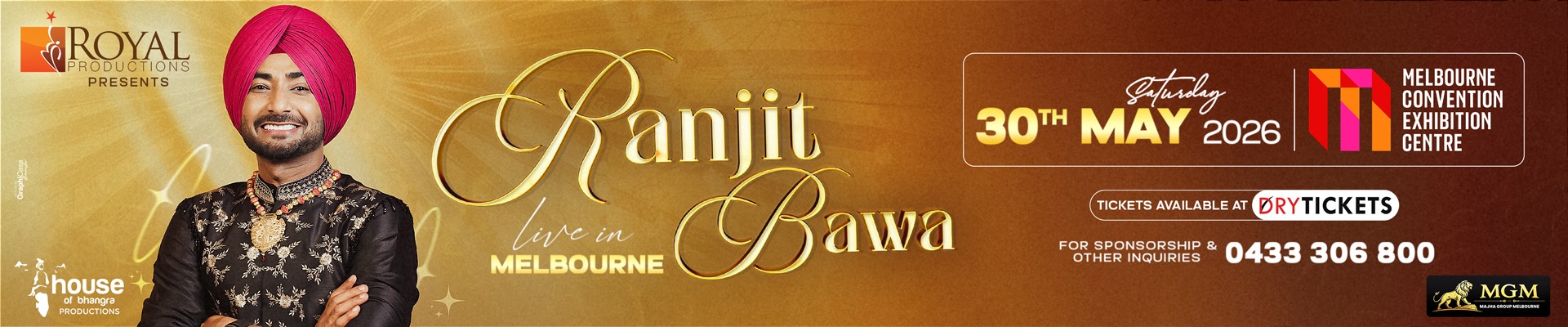 Ranjit Bawa Live In Melbourne 2026