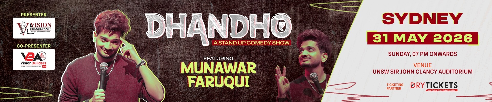 Dhandho Ft. Munawar Faruqui Live In Sydney 2026