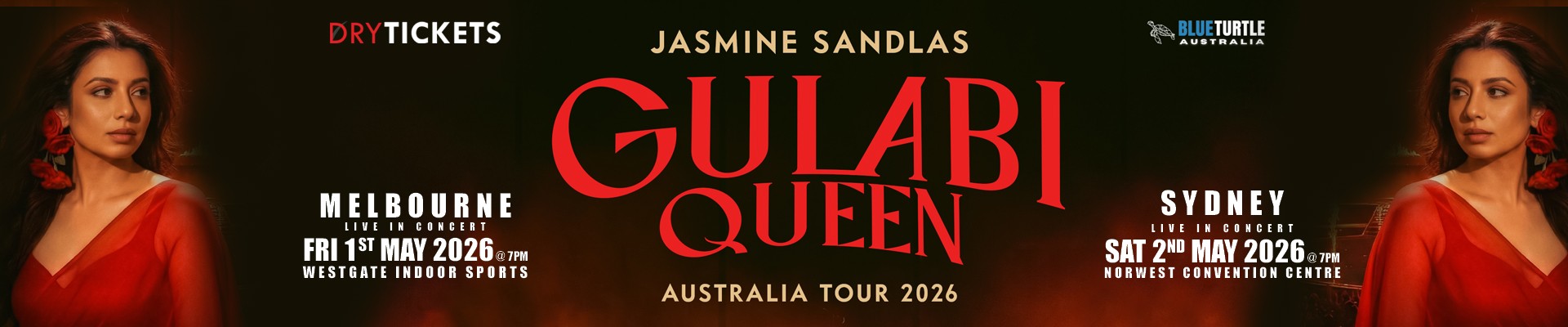 Jasmine Sandlas - Gulabi Queen Australia Tour Melbourne 2026