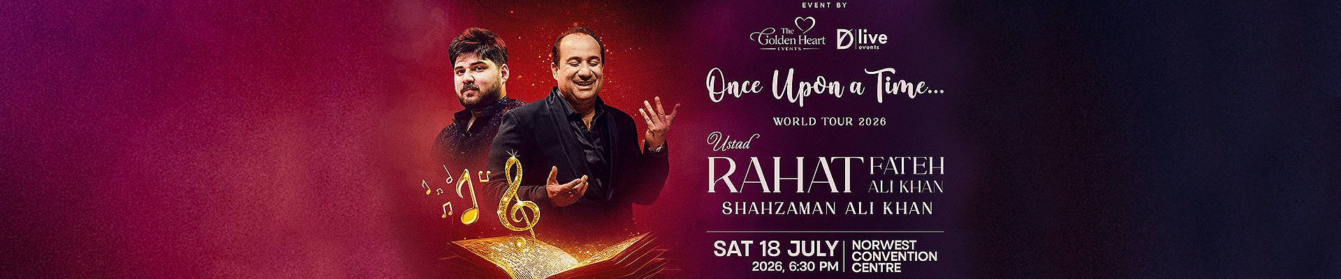 Once Upon a Time - Ustad Rahat Fateh Ali Khan Live Concert In Sydney - The World Tour 2026