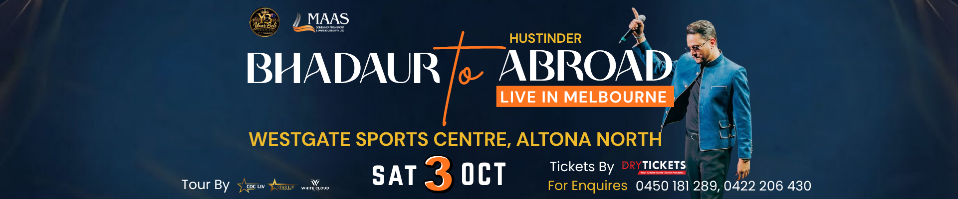 Hustinder Bhadaur to Abroad - Live In Melbourne 2026