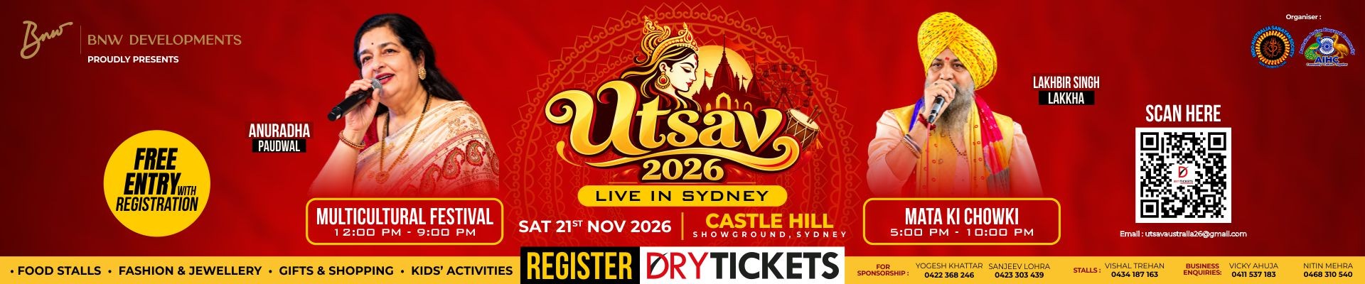 Utsav 2026 - Live In Sydney