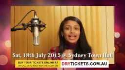 Mega Musical Night 2015 - Super Singer Jessica Live In Sydney Town Hall - Invitation For Sydney Fans