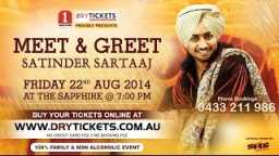 Satinder Sartaaj | Promotional Video | Meet & Greet | Sydney
