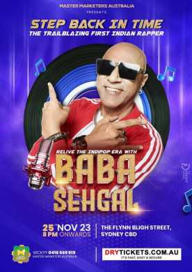 Relive The Indipop Era with BABA SEHGAL In Sydney