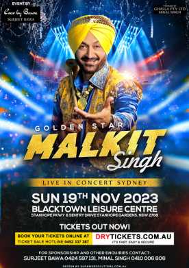 Malkit Singh Live In Sydney