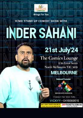 Inder Sahani Live In Melbourne