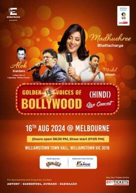 Golden Voices of Bollywood - Madhushree Bhattacharya, Alok Katdare Live In Melbourne