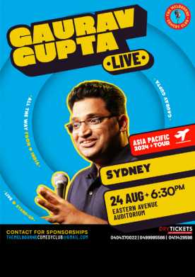 Gaurav Gupta Live In Sydney