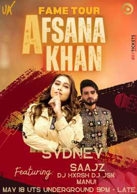 Afsana Khan - Fame Tour - Live In Sydney