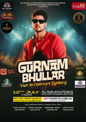 Gurnam Bhullar Live In Concert Sydney 2024
