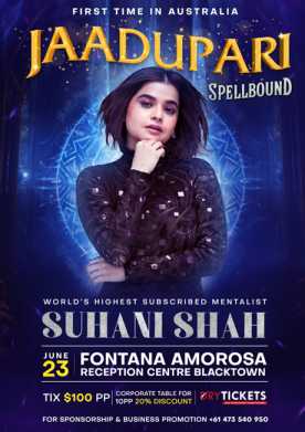 Jaadupari - Suhani Shah Live In Sydney