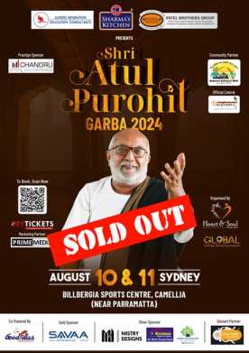 Shri Atul Purohit - GARBA 2024 Sydney