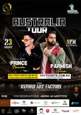 Parmish Verma & Prince Narula Live In Sydney