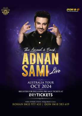 The Legend Is Back - ADNAN SAMI Live Australia Tour 2024