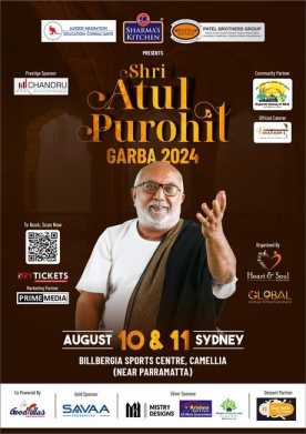 Shri Atul Purohit - GARBA Sydney - Sunday