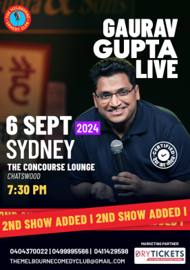 Gaurav Gupta Live In Sydney 2nd Show