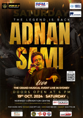 The Legend Is Back - ADNAN SAMI Live In Sydney