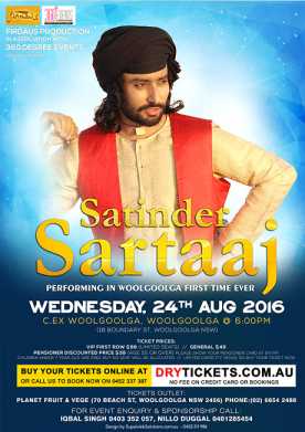 Satinder Sartaaj Live In Woolgoolga 2016