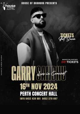 Garry Sandhu Live In Concert Perth 2024