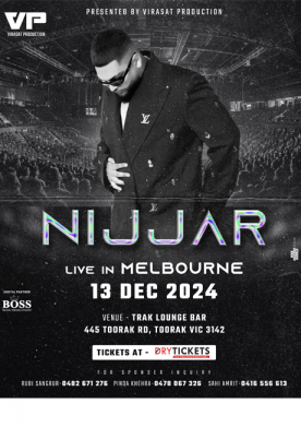 Nijjar Live In Melbourne