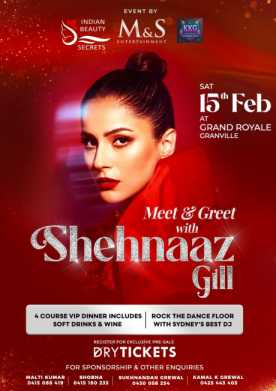 Meet & Greet with Shehnaaz Gill Live In Sydney 2025