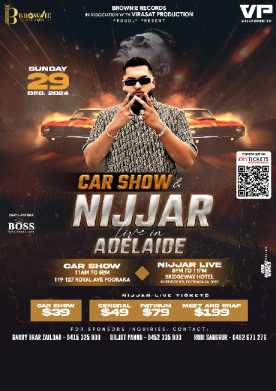 Car Show & Nijjar Live in Adelaide 2024