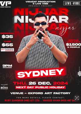 Nijjar Live in Sydney 