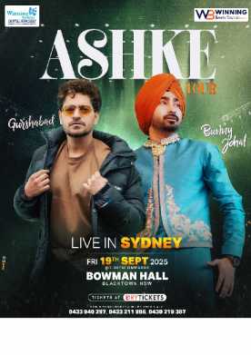 Ashke Tour by Gurshabad and Bunny Johal Live in Sydney Concert 2025
