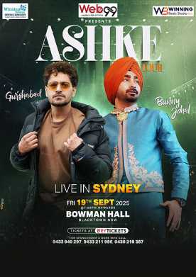 Ashke Tour by Gurshabad and Bunny Johal Live in Sydney Concert 2025
