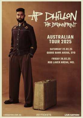 AP Dhillon - The Brownprint Australian Tour 2025