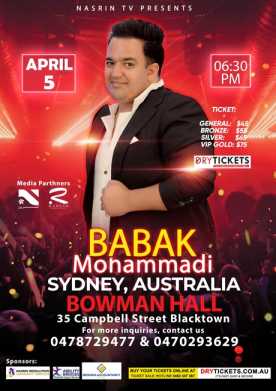 Babak Mohammadi Live In Concert Sydney 2025