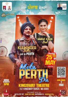 Mela Perth Da by Kulwinder Billa Live In Perth 2025