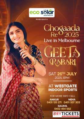 Geeta Rabari - CHOGAADA RE 2025 In Melbourne