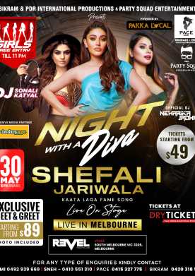 Villain Night With a Diva - Shefali Jariwala - Melbourne 2025