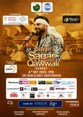 Diwali with Sagar Wali Qawwali Live In Sydney 2025