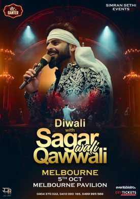 Diwali with Sagar Wali Qawwali Live In Melbourne 2025