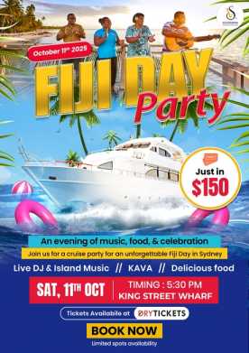 Fiji Day Boat Party - Sydney