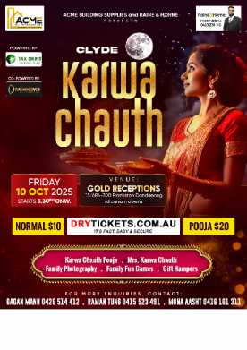 Clyde Karwa Chauth 2025 In Melbourne