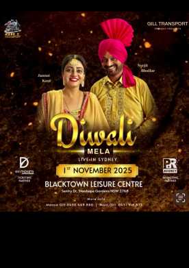 Diwali Mela - Surjit Bhullar & Jannat Kaur Live In Sydney 2025