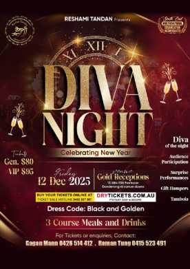 Diva Night - Celebrating New Year 2025 Melbourne