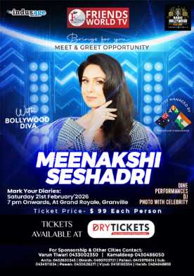 Meet & Greet with Meenakshi Seshadri - Live in Sydney 2026