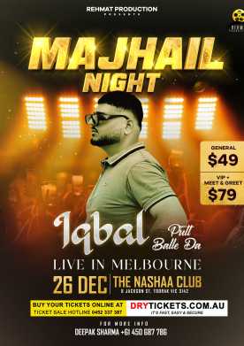 MAJHAIL NIGHT - Iqbal Live In Melbourne