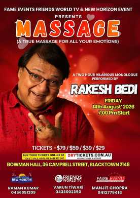 Massage - A true massage for all your emotions by Rakesh Bedi