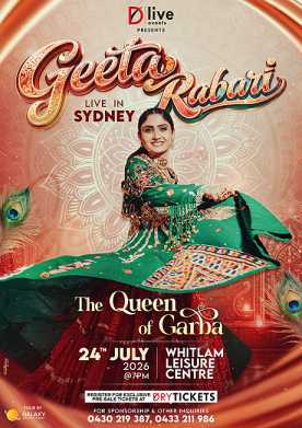 Geeta Rabari - The Queen of Garba - Live in Sydney 2026