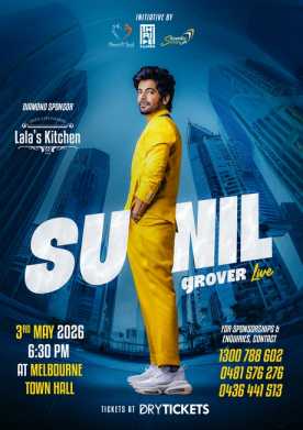 Sunil Grover Live In Melbourne 2026